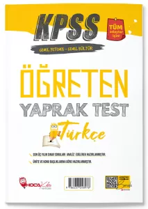 Hoca Kafası Yayınları KPSS Türkçe Öğreten Yaprak Test