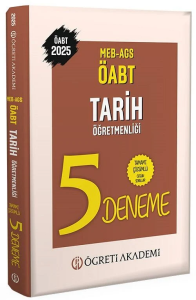 Öğreti Akademi 2025 ÖABT MEB-AGS Tarih Öğretmenliği 5 Deneme Çözümlü