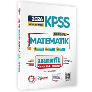 İnformal Yayınları 2026 KPSS Yeni Sistem Anamorfik Matematik Özgün Soru Bankası Konu Konu Dijital Çözümlü