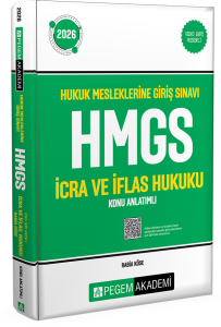 Pegem Yayınları 2026 HMGS İcra ve İflas Hukuku Konu Anlatımlı