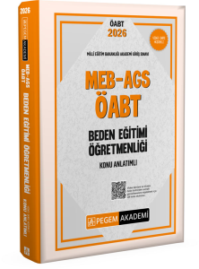 ​​Pegem Yayınları 2026 MEB AGS ÖABT Beden Eğitimi Öğretmenliği Konu Anlatımlı