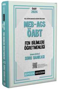 Pegem Yayınları 2026 MEB AGS ÖABT Fen Bilimleri Öğretmenliği Tamamı Çözümlü Soru Bankası