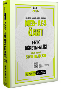 Pegem Yayınları 2026 MEB AGS ÖABT Fizik Öğretmenliği Tamamı Çözümlü Soru Bankası