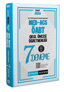Pegem Yayınları 2026 MEB AGS ÖABT Okul Öncesi Öğretmenliği Tamamı Çözümlü 7 Deneme