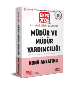 Data Yayınları 2026 MEB EKYS Müdür ve Müdür Yardımcılığı Konu Anlatımlı
