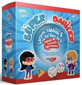 Süper Dahiler Çarpım Tablosu 1 (2x’den 5x’e)