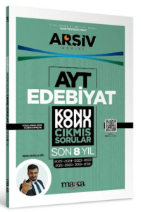 Marka Yayınları AYT Edebiyat Çıkmış Sorular Konu Konu Son 8 Yıl Tıpkı Basım Arşiv Serisi