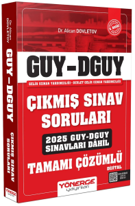 Yönerge Yayınları 2026 GUY DGUY Gelir Uzman Yardımcılığı Çıkmış Sınav Soruları