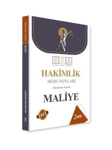 Yetki Yayınları 2025 Hakimlik Maliye Ders Notları