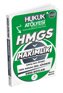 Dizgi Kitap Hukuk Atölyesi HMGS Hakimlik Ceza Hukuku Özel Hükümler Ders Notları