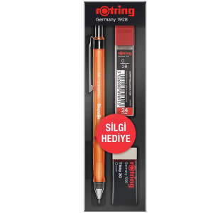 Rotring Okul Seti Visuclick Versatil/Min/Silgi 0.5 mm TURUNCU