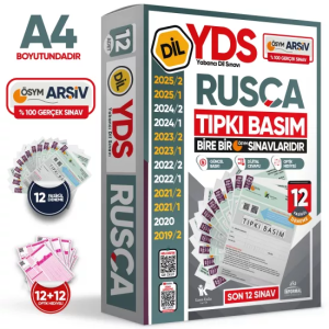 İnformal Yayınları 2026 YDS Rusça ÖSYM Tıpkı Basım Çıkmış Soru Deneme Paketi 12 li