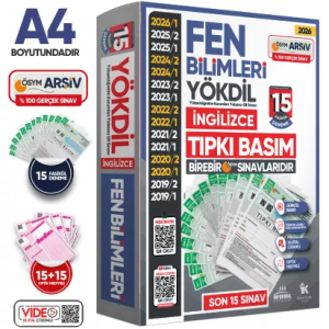 İnformal Yayınları İngilizce Yökdil Fen Bilimleri Tıpkı Basım 15 li Deneme