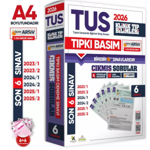 İnformal Yayınları 2026 TUS Klinik Tıp Bilimleri ÖSYM Çıkmış Soru Tıpkı Basım Son 3 Yıl 6 lı Deneme