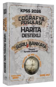 CBA Yayınları 2026 KPSS Coğrafya Pusulası Harita Destekli Soru Bankası Çözümlü