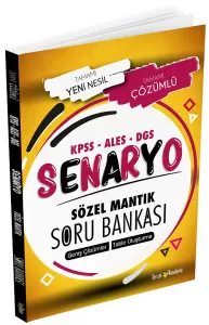 Tercih Akademi Yayınları KPSS ALES DGS Tamamı Çözümlü Senaryo Sözel Mantık Soru Bankası