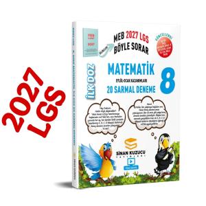 Sinan Kuzucu Yayınları 2027 8. Sınıf Matematik İlk Doz 20 Sarmal Deneme
