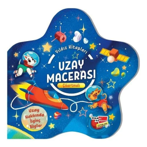 Dikkat Atölyesi Yayınları Uzay Macerası - Çıkartmalı Yıldız Kitapları