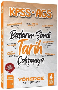 Yönerge Yayınları KPSS MEB-AGS Başlarım Şimdi Tarih Çalışmaya Pratik Anlatım