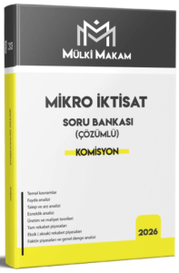 Mülki Makam Mikro İktisat Soru Bankası Çözümlü