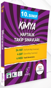 Karekök Yayınları 10. Sınıf Kimya Haftalık Takip Sınavları