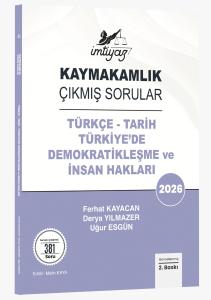 İMTİYAZ 2026 Kaymakamlık Çıkmış Sorular Türkçe - Tarih - Türkiye'de Demokratikleşme ve İnsan Hakları