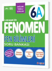 Fenomen Okul Yayınları 6. Sınıf Fen Bilimleri A Fenomen Soru Bankası