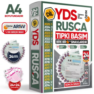 İnformal Yayınları 2026 YDS Rusça ÖSYM Tıpkı Basım Çıkmış Soru Deneme Paketi 24 lü