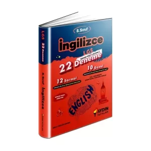 Aydın Yayınları LGS 8. Sınıf İngilizce 22 Deneme