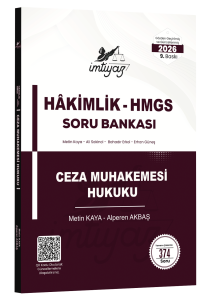 İMTİYAZ Ceza Muhakemesi Hukuku Soru Bankası