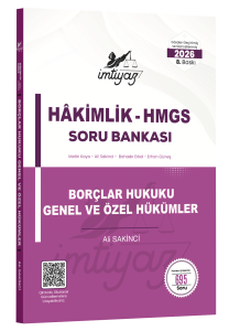 İMTİYAZ Borçlar Hukuku (Genel Hükümler-Özel Hükümler) Soru Bankası