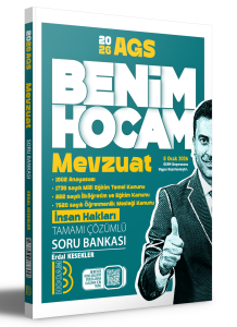 Benim Hocam Yayınları 2026 KPSS AGS Mevzuat Tamamı Çözümlü Soru Bankası