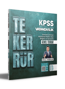 Benim Hocam Yayınları 2026 KPSS Tekerrür Vatandaşlık Genel Tekrar