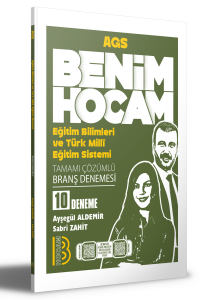 Benim Hocam Yayınları AGS Eğitimin Temelleri ve Türk Milli Eğitim Sistemi Tamamı Çözümlü 10 Branş Deneme