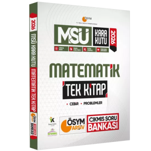 İnformal Yayınları 2026 MSÜ Matematiğin Kara Kutusu TEK KİTAP Konu Özetli ÖSYM Havuzu Çıkmış Soru Bankası