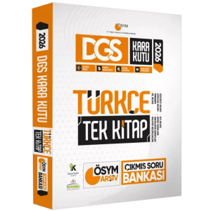 İnformal Yayınları 2026 DGS Kara Kutu Türkçe TEK KİTAP ÖSYM Arşiv Çıkmış Soru Bankası Konu Özetli Dijital Çözümlü