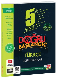 Dikkat Atölyesi Yayınları 5. Sınıf Türkçe Doğru Başlangıç Soru Bankası Çözümlü