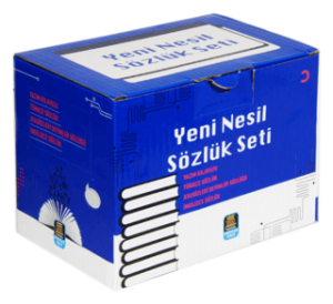 Yeni Nesil Sözlük Seti, Türkçe-İngilizce-Atasözleri ve Yazım Klavuzu (4 Kitap Kutulu, Biala Kapak)