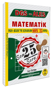 Tasarı Yayınları DGS ALES Matematik Son 25 Çıkacak Soru Bankası
