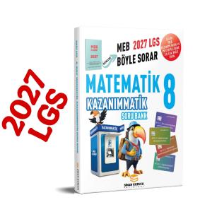 Sinan Kuzucu Yayınları 2027 8. Sınıf Kazanımmatik Matematik Soru Bankası