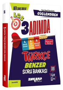 Ankara Yayıncılık LGS Türkçe Güçlendiren 3 Adımda Benzer Soru Bankası