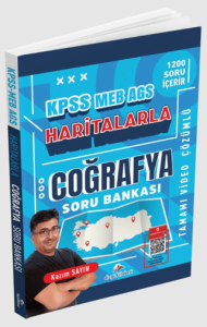 Dizgi Kitap Yayınları 2026 KPSS MEB-AGS Haritalarla Coğrafya Tamamı Video Çözümlü Soru Bankası