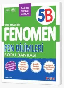 Fenomen Okul Yayınları 5. Sınıf Fen Bilimleri Fenomen B Soru Bankası