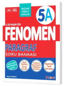 Fenomen Okul Yayınları 5. Sınıf Paragraf A Soru Bankası