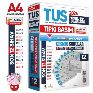 İnformal Yayınları 2026 TUS Temel Tıp Bilimleri ÖSYM Çıkmış Soru Tıpkı Basım Son 6 Yıl 12 li Deneme