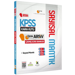İnformal Yayınları 2026 KPSS SAYISAL MANTIK Kara Kutu ÖSYM Çıkmış Soru Havuzu Bankası Konu Özetli Dijital Çözümlü