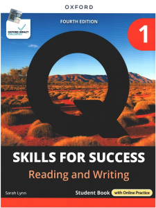 Q Skills for Success 1 - Reading and Writing Student Book with Online Prectice (4th Ed)