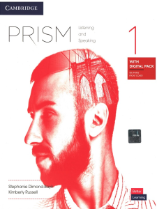 Prism 1 Listening & Speaking Student's Book with Digital Pack