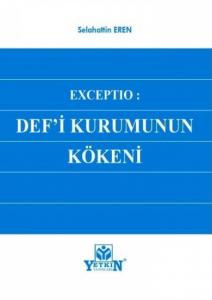 Def'i Kurumun Kökeni