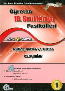 KELEPİR Gür Yayınları Öğreten 10. Sınıf Kimya Fasikülleri Asitler Bazlar ve Tuzlar Karışımlar
